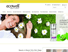 Tablet Screenshot of ecowell.net